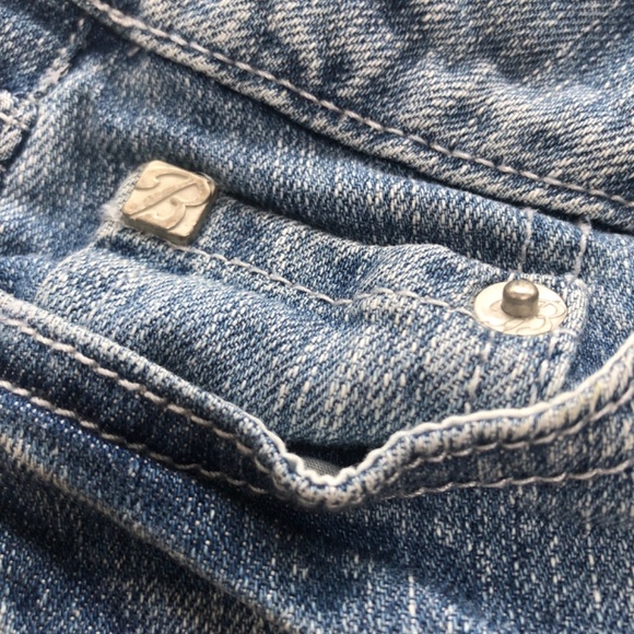 Vintage Brody jeans from bootlegger, cut off jean shorts, size 26 - Picture 3 of 5